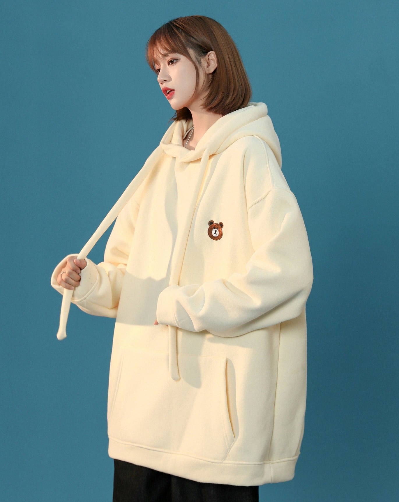 Damen-Teddy-Kapuzenpullover Classic