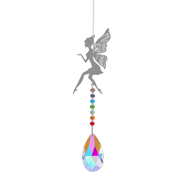 Chandelier Crystals Ball Prism Pendant Maker Sun Catcher Crystal Rainbow Maker Drops Hang for Window Home Decor Car Charms Hanging Wind Chimes Hanging Ornament Garden Decor