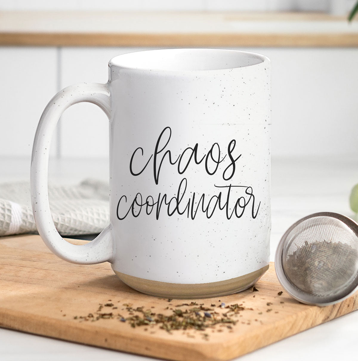 Chaos 473 ml Keramik-Kaffeetasse, lustige Tasse für vielbeschäftigte Eltern und Büro