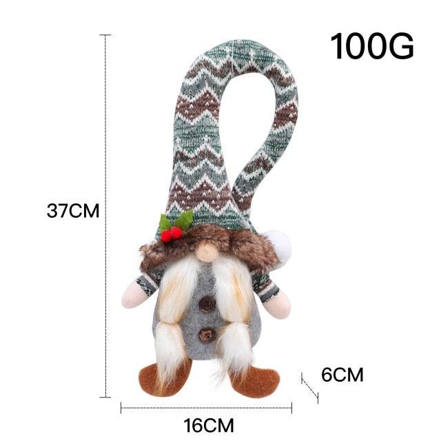 Christmas Decoration Faceless Doll Doll Curtain Buckle Christmas Home Curtain Buckle Decoration Props Christmas Decorations Christmas Ornaments Thanks Giving Day Gifts 37x16x6