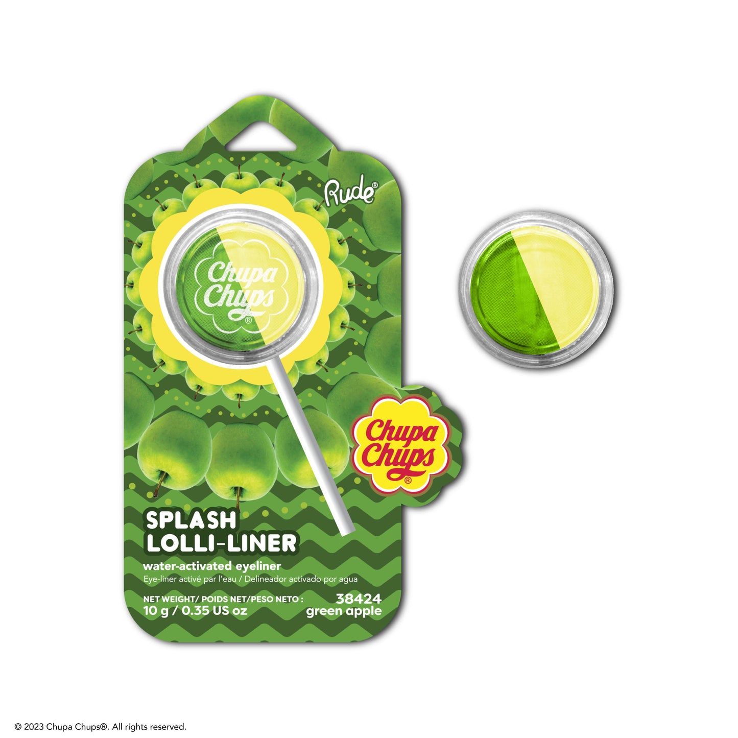 RUDE Chupa Chups Splash Lolli-Liner - Pomme Verte