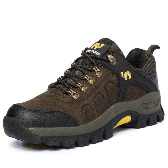Classic Style Men's Hiking Shoes Lace-Up Sports Outdoor Jogging Hiking Climbing Shoes Mid High Top Shock-Absorbing Anti-Slip Water Resistant Work Outdoor Shoes - ThisandThatShoppe