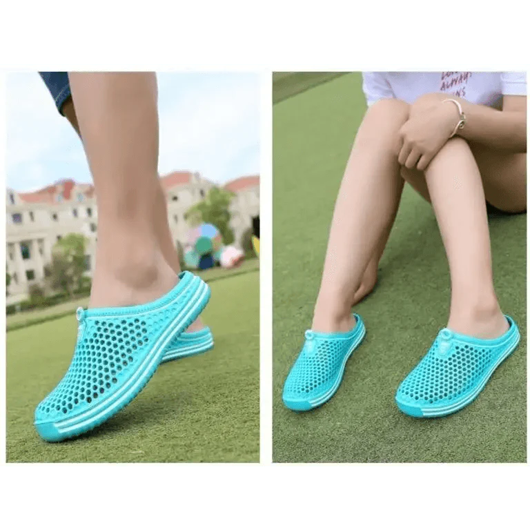Classic Women Shoes Beach Closed Toe Slippers Unisex Hollow Out Casual Couple Flip Flops Garden Clogs Non-slide Men And Women Slippers
