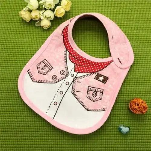Collar Baby Festive Dress Cotton Cute Pattern Bibs for Newborn Boy Girl
