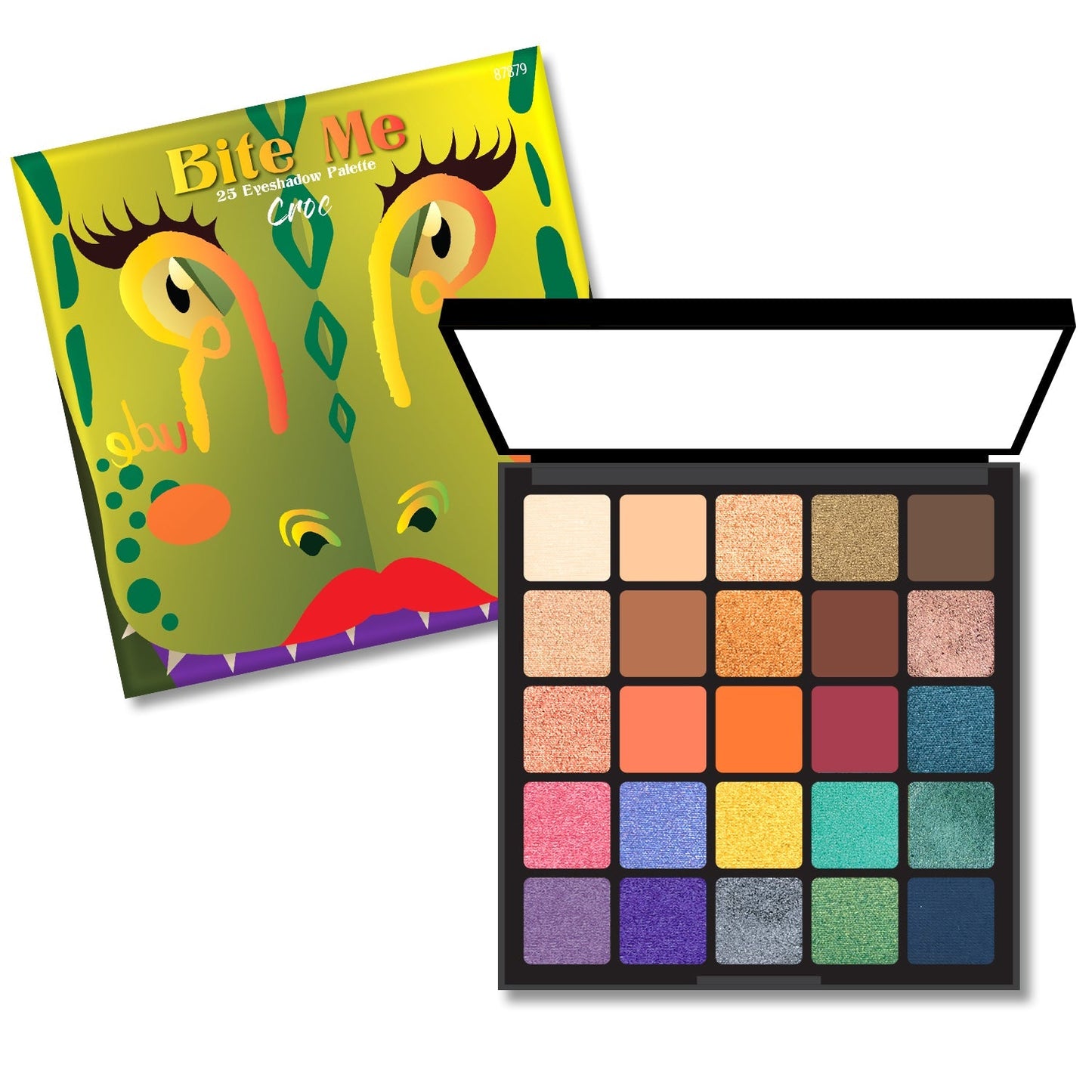 RUDE Bite Me 25 Eyeshadow Palette - Croc - Croc