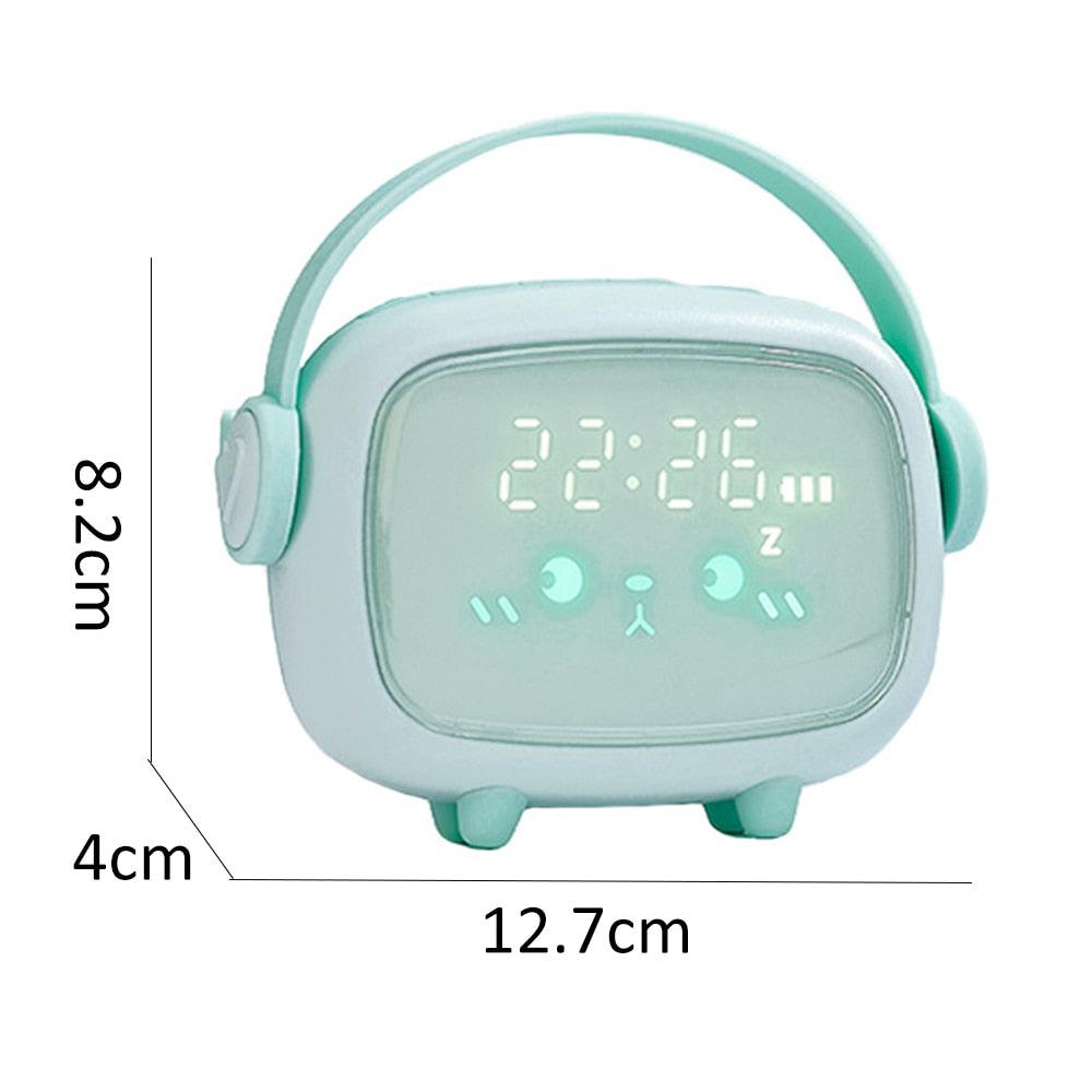Cute Night Light Alarm Clock Timing Countdown Alarm Clock Kids Alarm Clock Pink for Girls Bedroom Ok to Wake Children's Sleep Trainer Wake Up Light & Night Light LED Smart Kids Alarm Clock Night Light For Home Decor