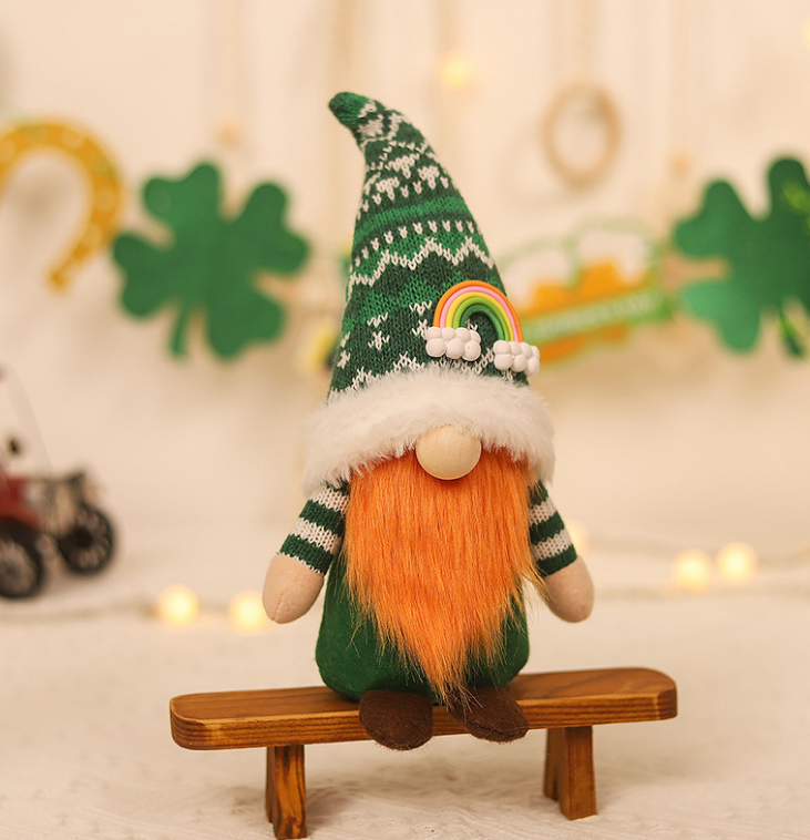 Knitted Rudolph Decoration-Belt Pointed Hat-Women's-Polyester-1 piece