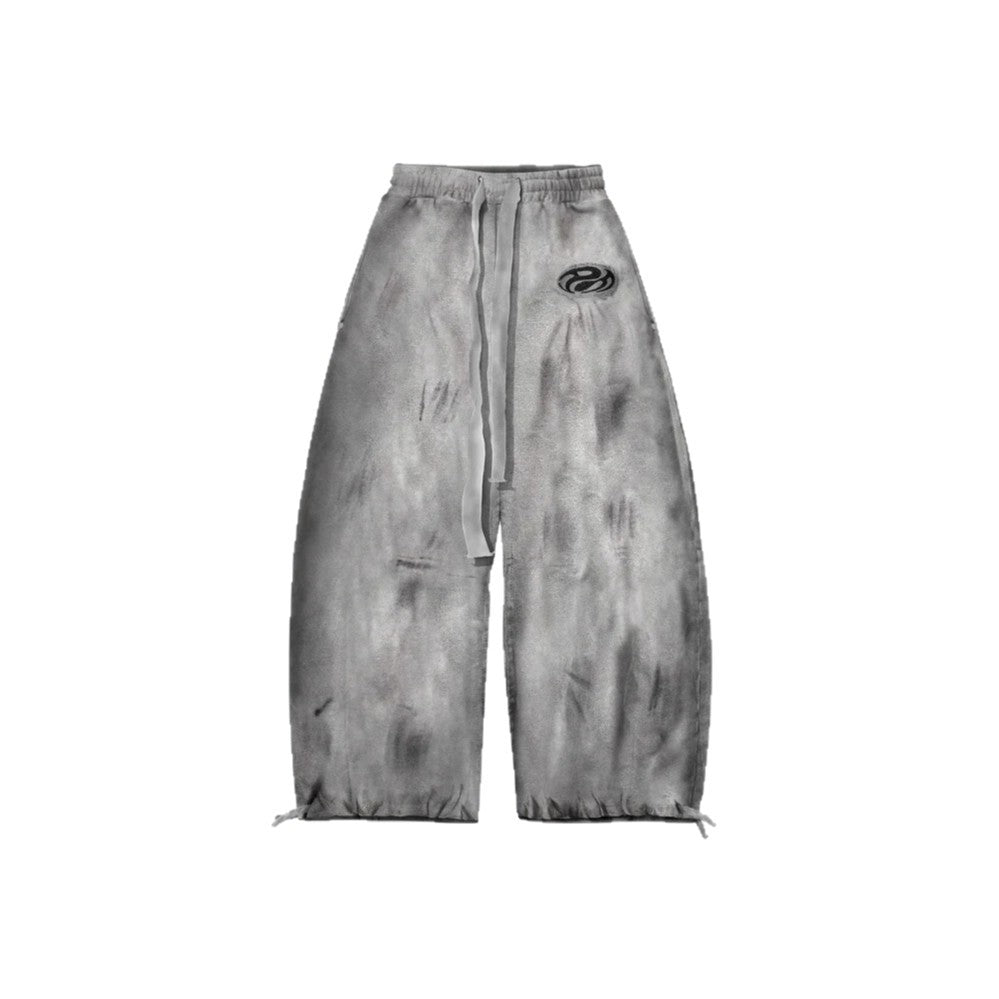 Mottled, Distressed Casual All-match Sweatpants