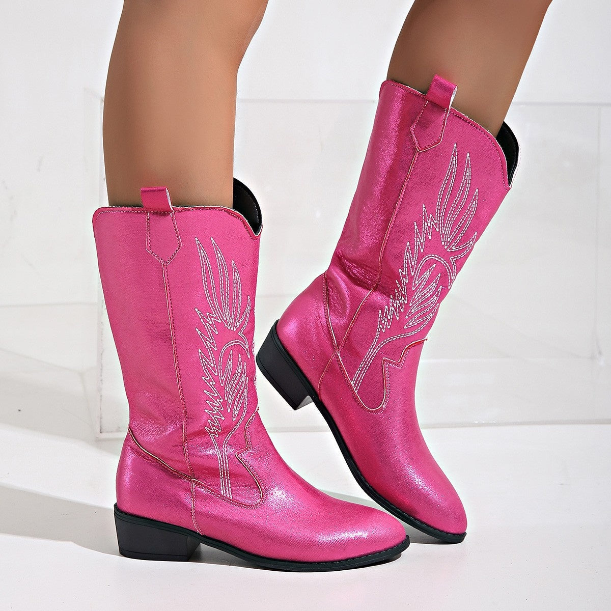 Cross-border Plus-size Womens Tall Boots For Fallwinter