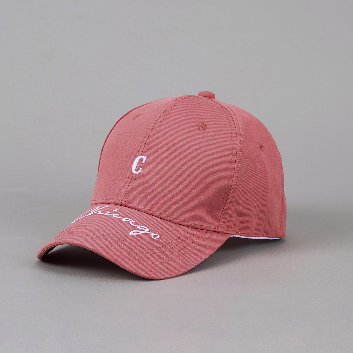 Men's And Women's Solid-color Embroidered Letter C Baseball Cap, Suitable For Best Friends Going Shopping And Having A Summer Picnic. Soft-top, Versatile Beanie Hat.