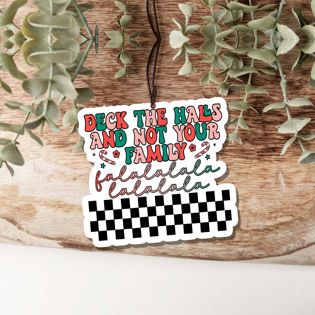 Duftbaum-Set „Deck The Halls“, duftend nach Weihnachten, für Auto, Zuhause, Büro, Weihnachtsdeko