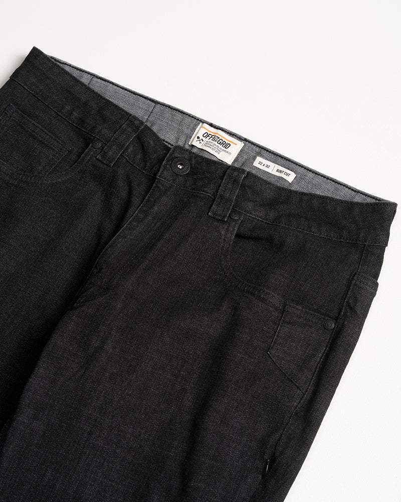 Hideout Denim Boot Cut - Black - ThisandThatShoppe