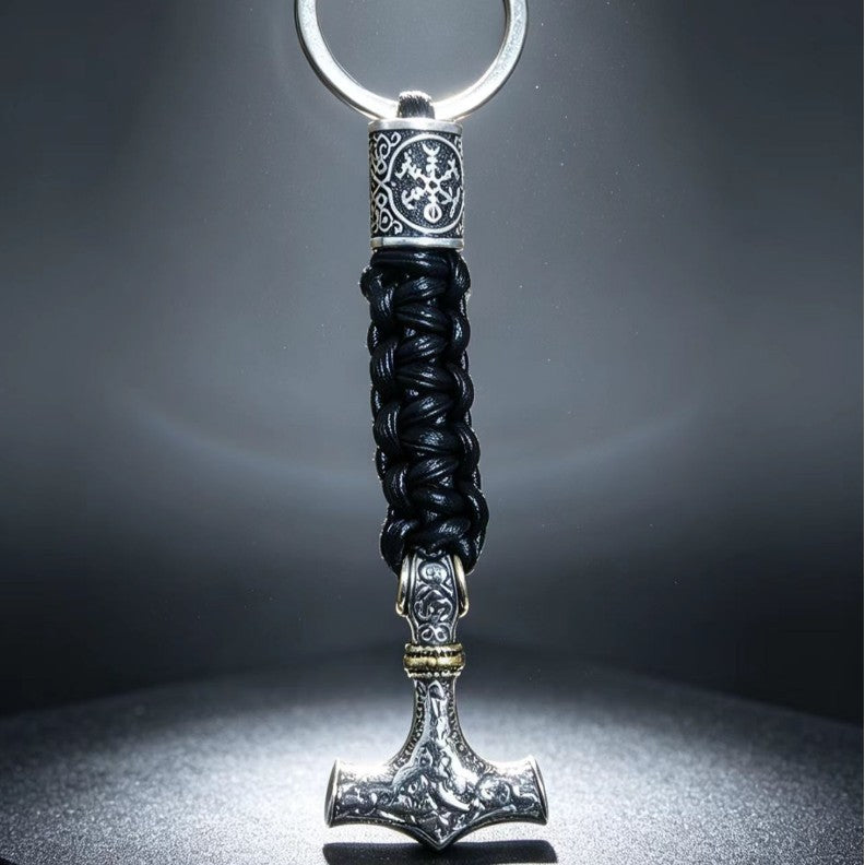 New Retro Pendant Keychain Hand-woven