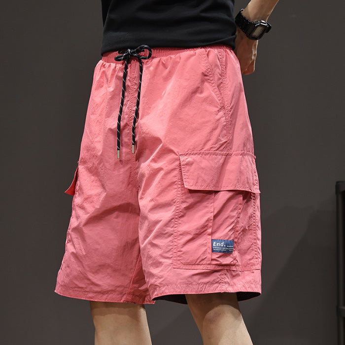 Mens Fashionable Sports Ice-Silk Utility Shorts
