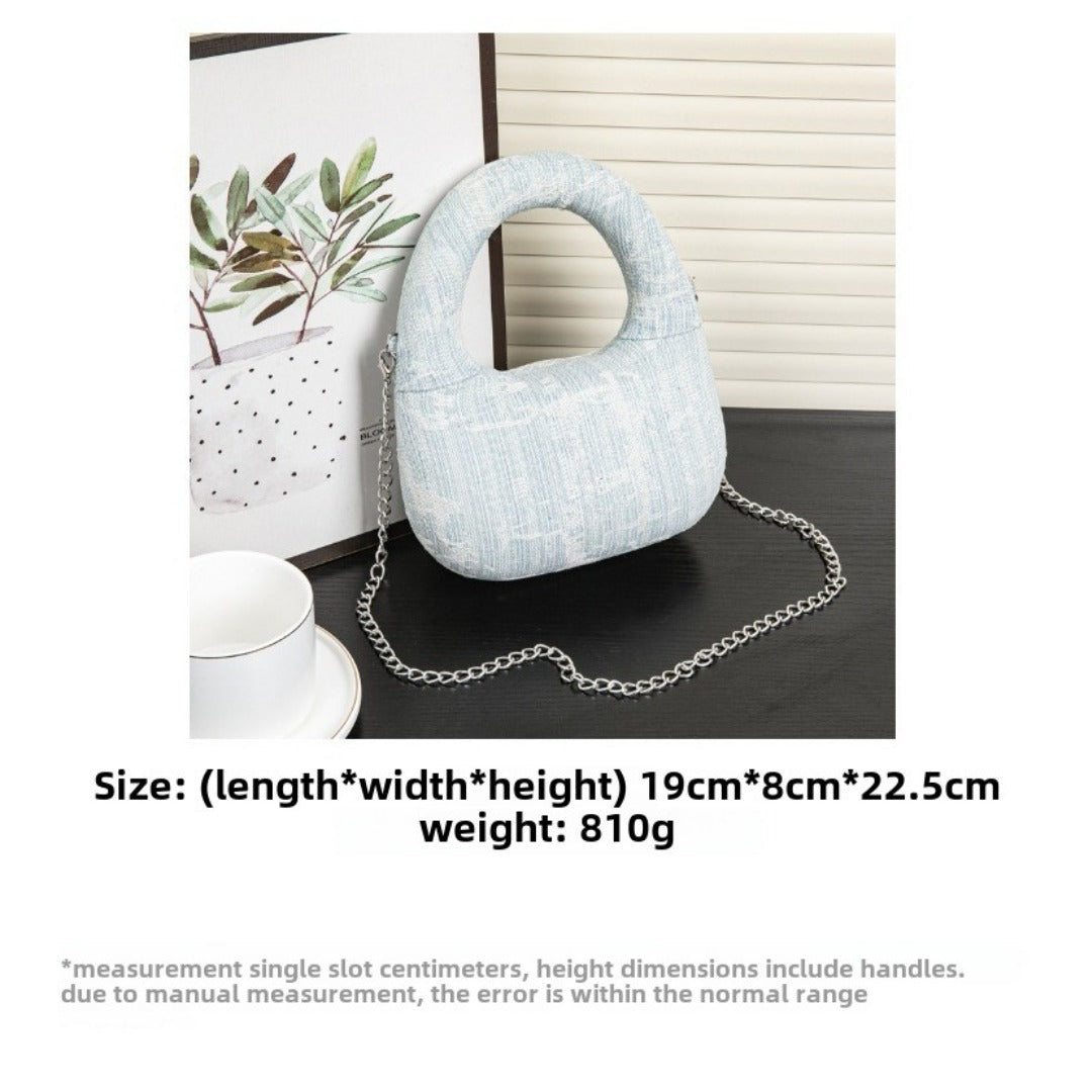 Women's Small Shoulder Bag, Versatile Magnetic Button Tote Evening Purse, Evening Bags for Women Formal