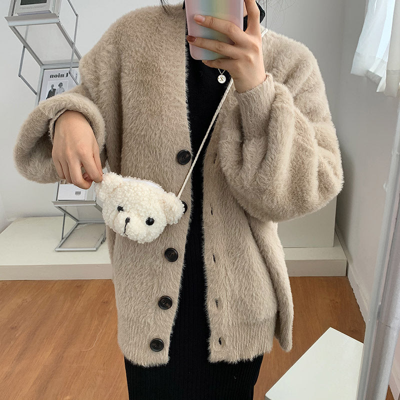 Cute Shoulder Bear Messenger Bag