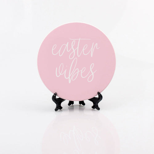Easter Spring Ceramic Coaster Set 4 Inch Absorbent Drink Coasters Table Protectors Pack