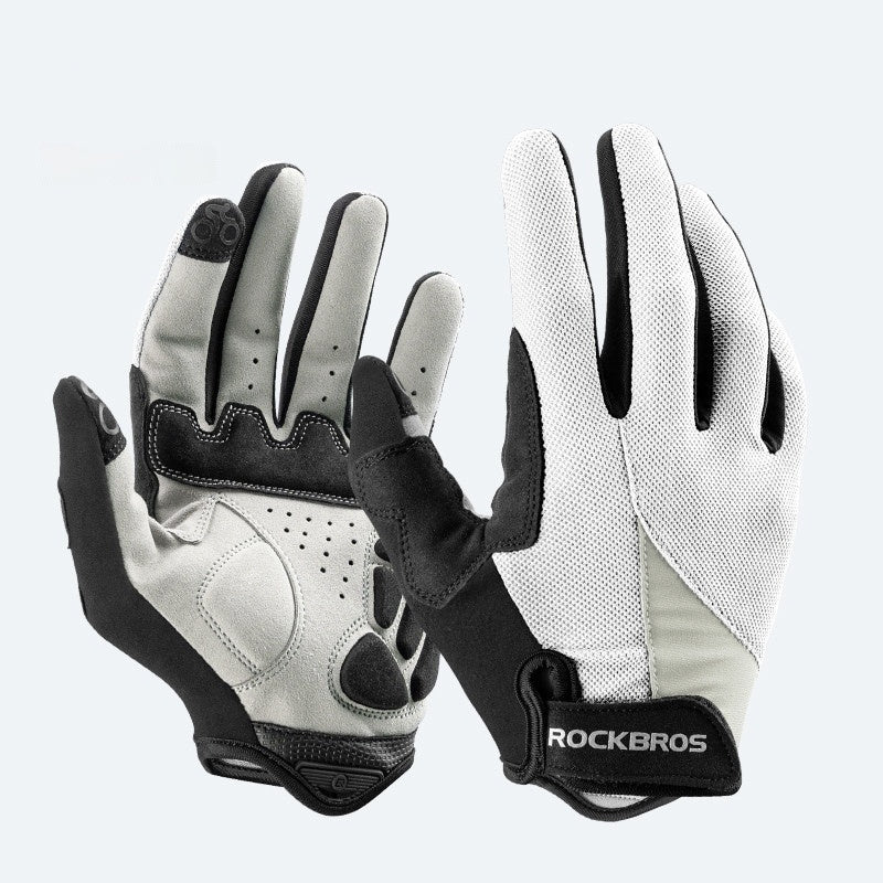 Mens And Womens Full-finger Cycling Gloves For Long Rides