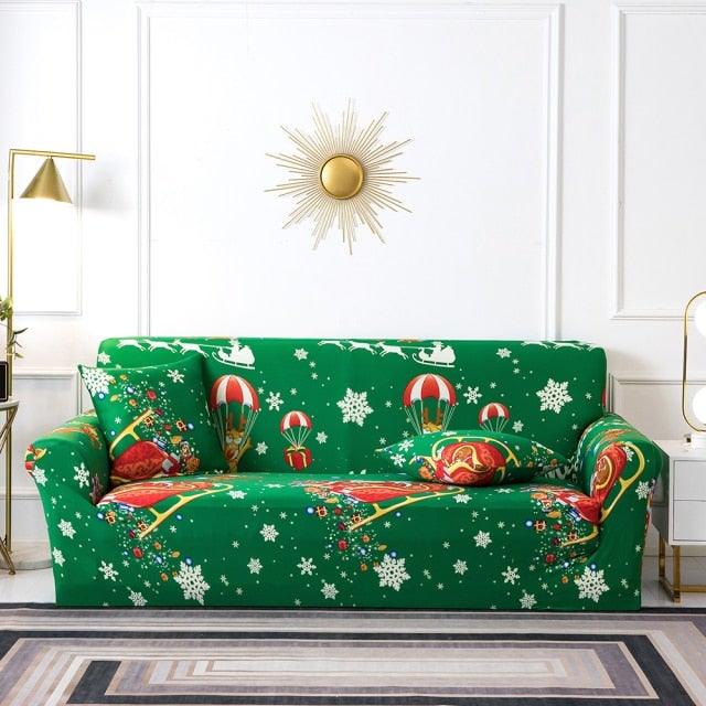 Elastic Plain Floral Printing Sofa Cover Stretch for Living Room Couch Cover Chair Protector 1/2/3/4 Seater Printed Couch Cover for 3 Cushion Couch Floral Pattern Sofa Cover with Separate Cushion Cover Pieces Stretch Sofa Slipcover