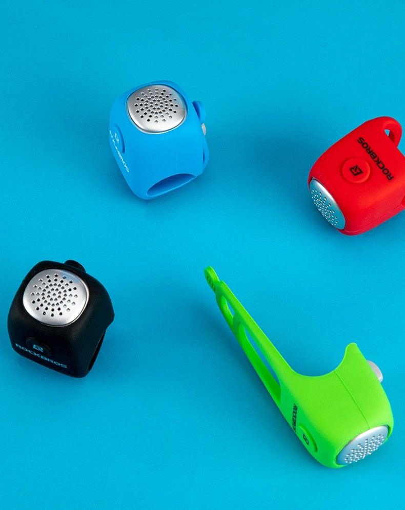 Electric Cycling Bell 90 dB Horn Rainproof Bicycle Handlebar Silica Gel Shell Ring Bike Bell Bicycle Accessories Electric Cycling Bells Water-Resistant Cycling Bells Horn Loud Bicycle Horns Bicycle Accessories