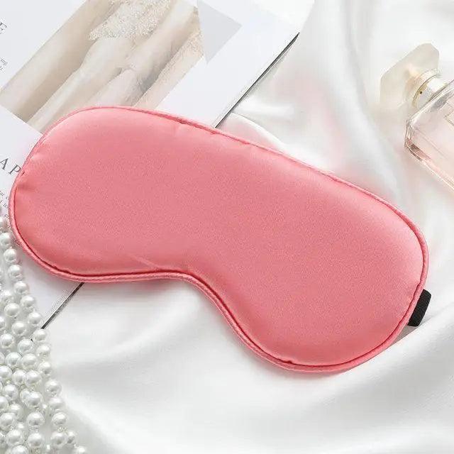 Elegant Soft Silk Eye Cover Sleeping Eye Mask Elastic Women Eye Patch Comfortable Super-Smooth Eye Mask For Sleep