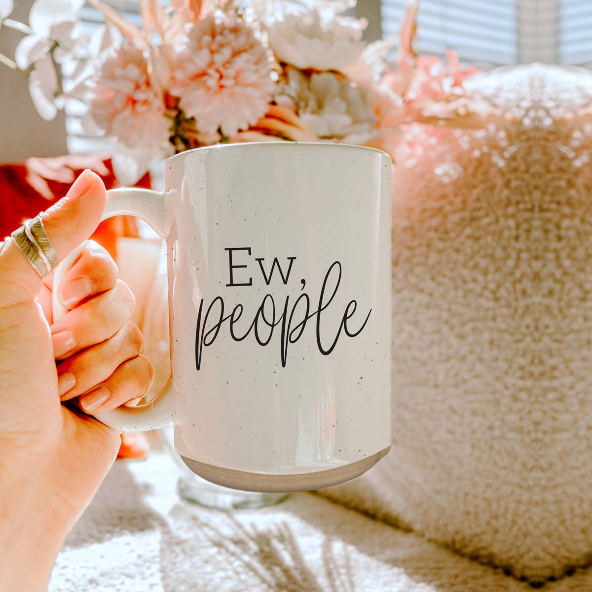 Ew People 473 ml Keramik-Kaffeetasse Lustiges Introvertiert Anti-Soziales Geschenk