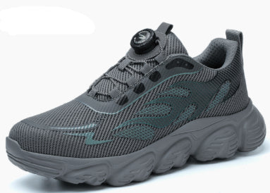 Safety Shoes Lightweight And Breathable With Reinforced Steel Toe For Protection Against Impacts And Punctures