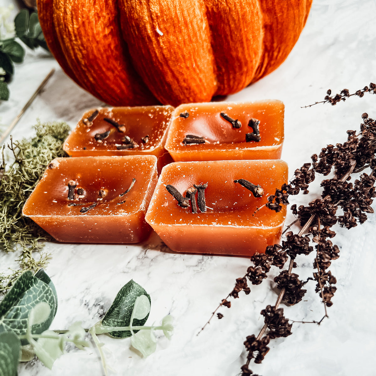 Fall Clove XL Natürliche Wachsschmelzen 4 Würfel Würziger Zimt Nelke Herbstduft