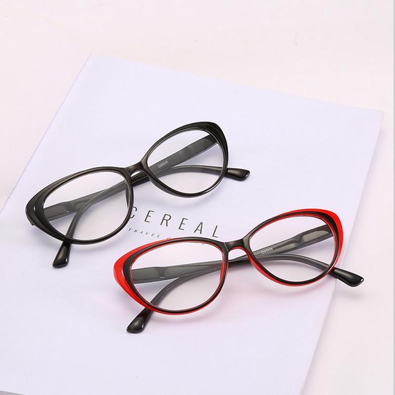 Fashion Cat Eye Reading Glasses Women Lightweight Eyeglasses Frame Protection Eyewear Computer Goggles And Non Prescription Frame Ladies Eyewear Women Eyeglasses Hyperopia Presbyopia Eyewear 1.0 1.5 2.0 2.5 3.0 3.5 4.0