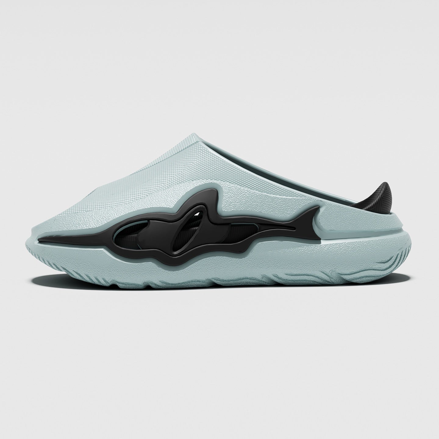 Sports-style Non-slip Deodorizing Thick-soled Shark Slippers For Home Use