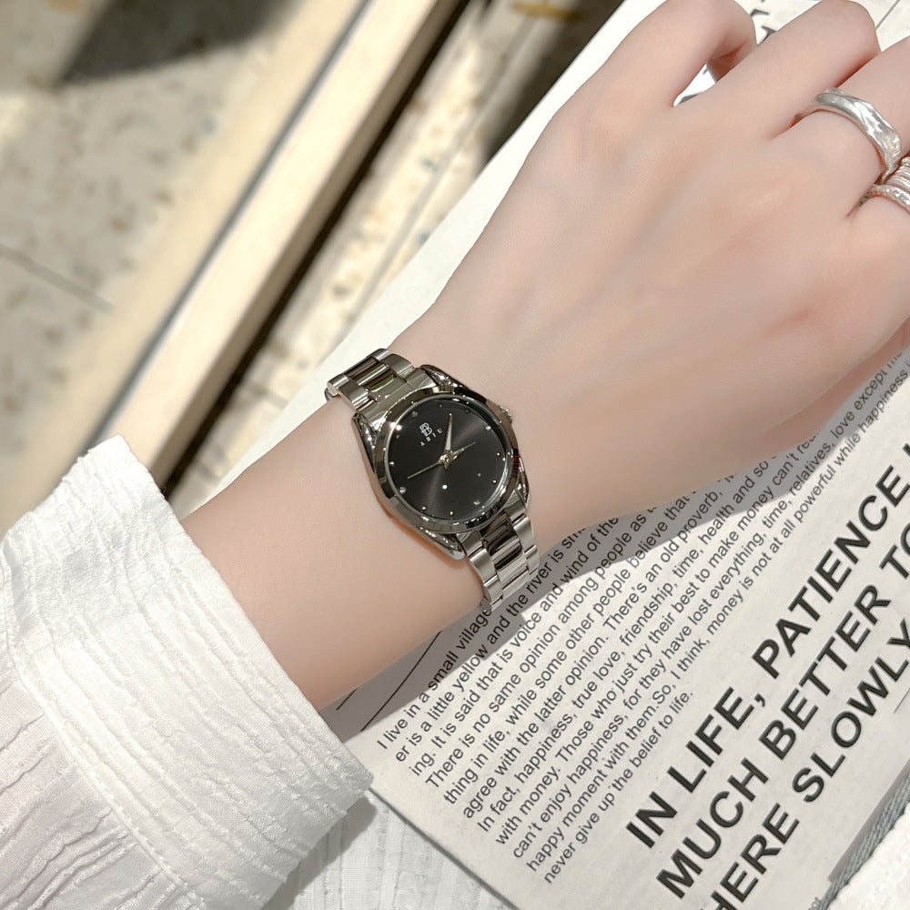 Exquisite Ladies Steel-band Wristwatch