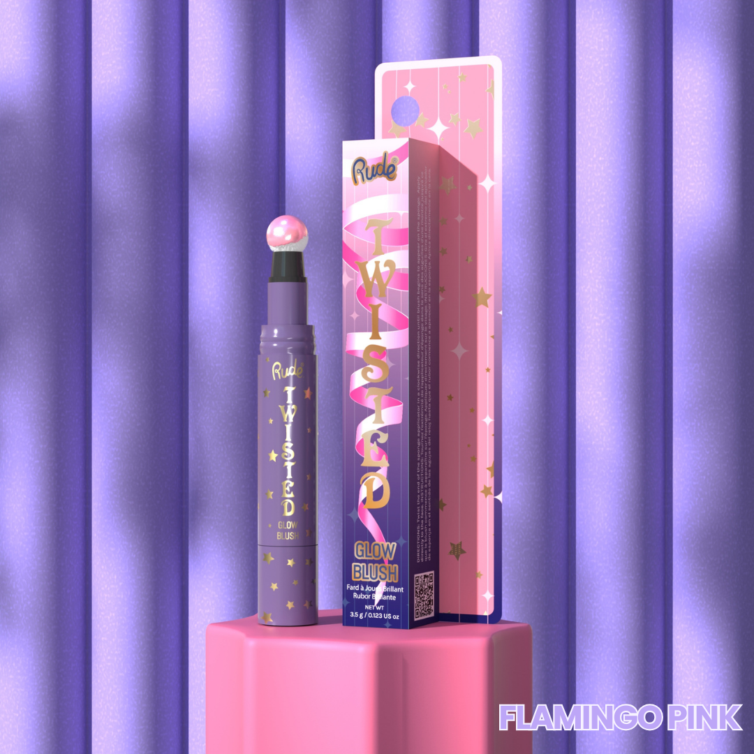 RUDE Twisted Glow Rouge – Flamingorosa