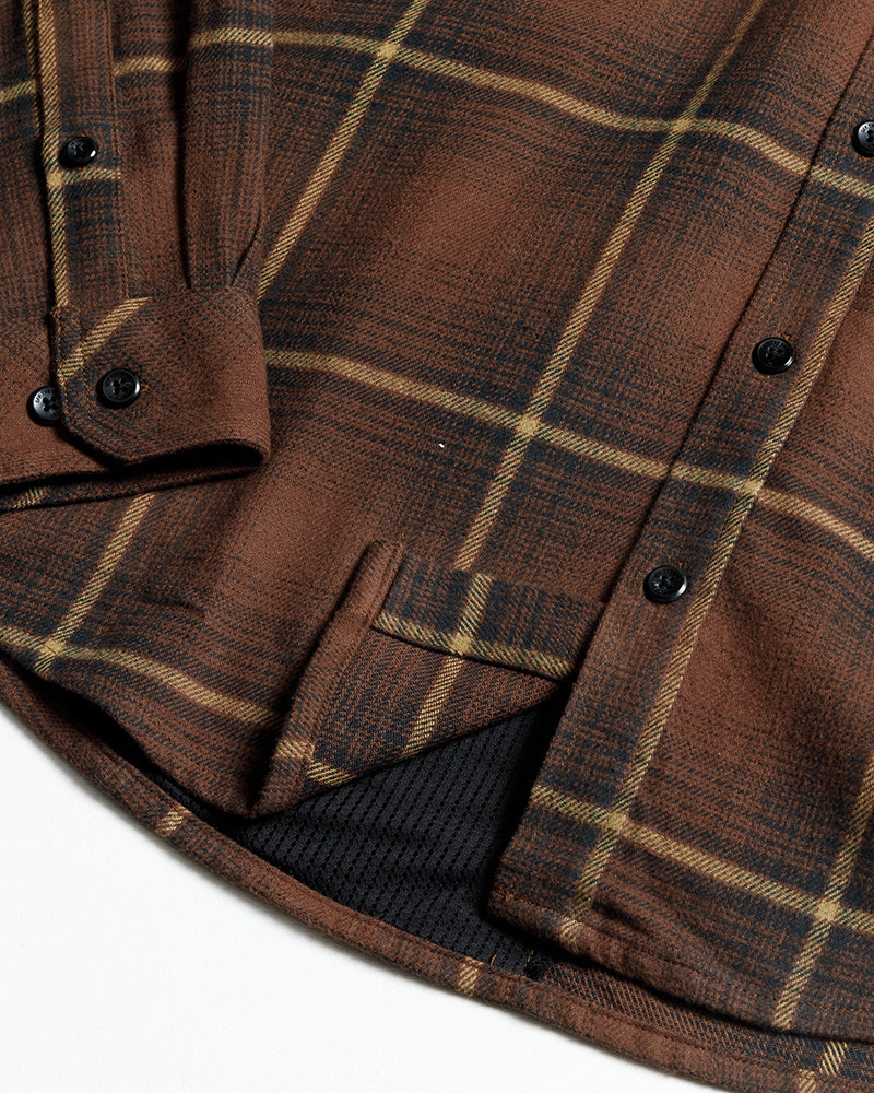 Destroyer Flannel - Burnt Brown - ThisandThatShoppe