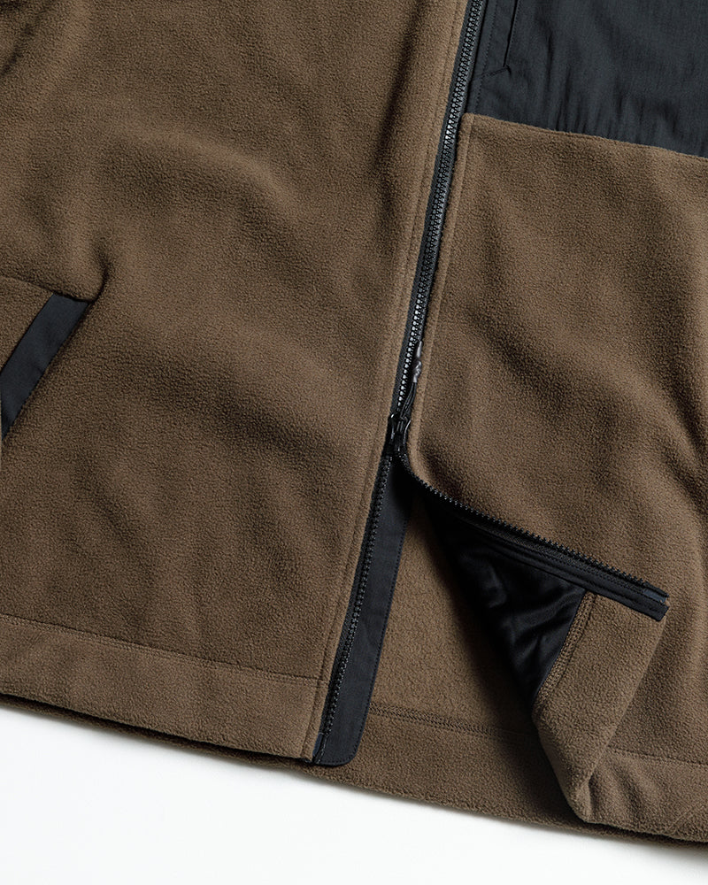Bruin Fleece Zip Up- Major Brown - ThisandThatShoppe