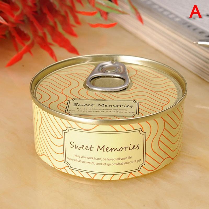 Floral Scented Smokeless Candle Tin Can Perfume Scented Candles for Home Relaxing Stress Relief Aromatherapy Natural Soy Wax And Fragrance Handmade Scented Candle Natural Soy Wax Home Cristmas Decoration