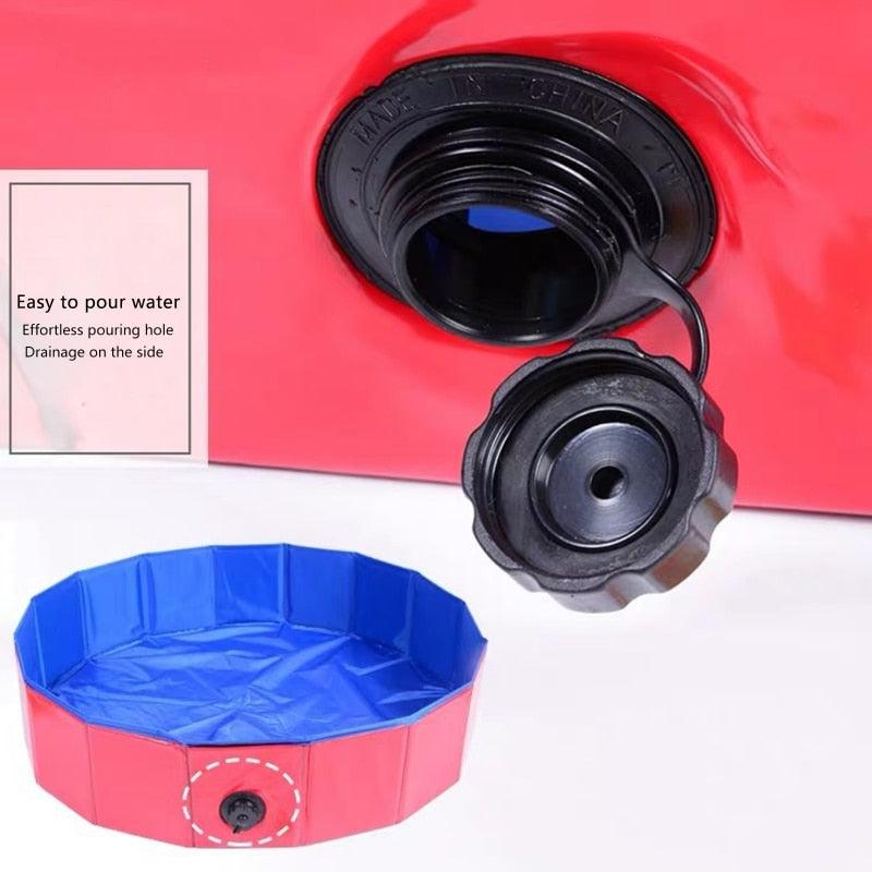 Foldable Dog Pool Pet Bath Swimming Tub Bathtub Outdoor Indoor Collapsible Bathing Pool for Dogs Cats Kids Pool Pet Bathing Tub Dog Pool Big Size Dog Swimming Pool Foldable Pet Pool Bath Swimming Tub Bathtub Pet Collapsible Bathing Pool for Dogs