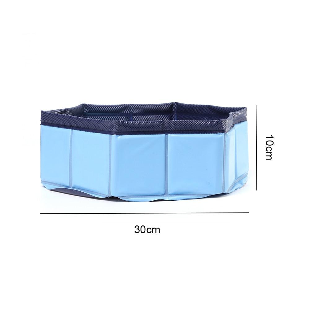 Foldable Dog Swimming Pool Pet Bath Swimming Tub Bathtub Outdoor Pet Swimming Pool Collapsible Bathing Pool for Dogs Cats Kids PVC Collapsible Pool for Small Dogs Cats