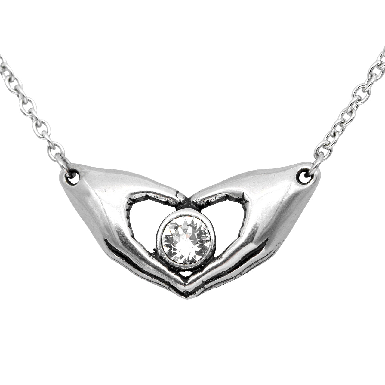 Freunde für immer Petite Halskette mit Swarovski Kristall