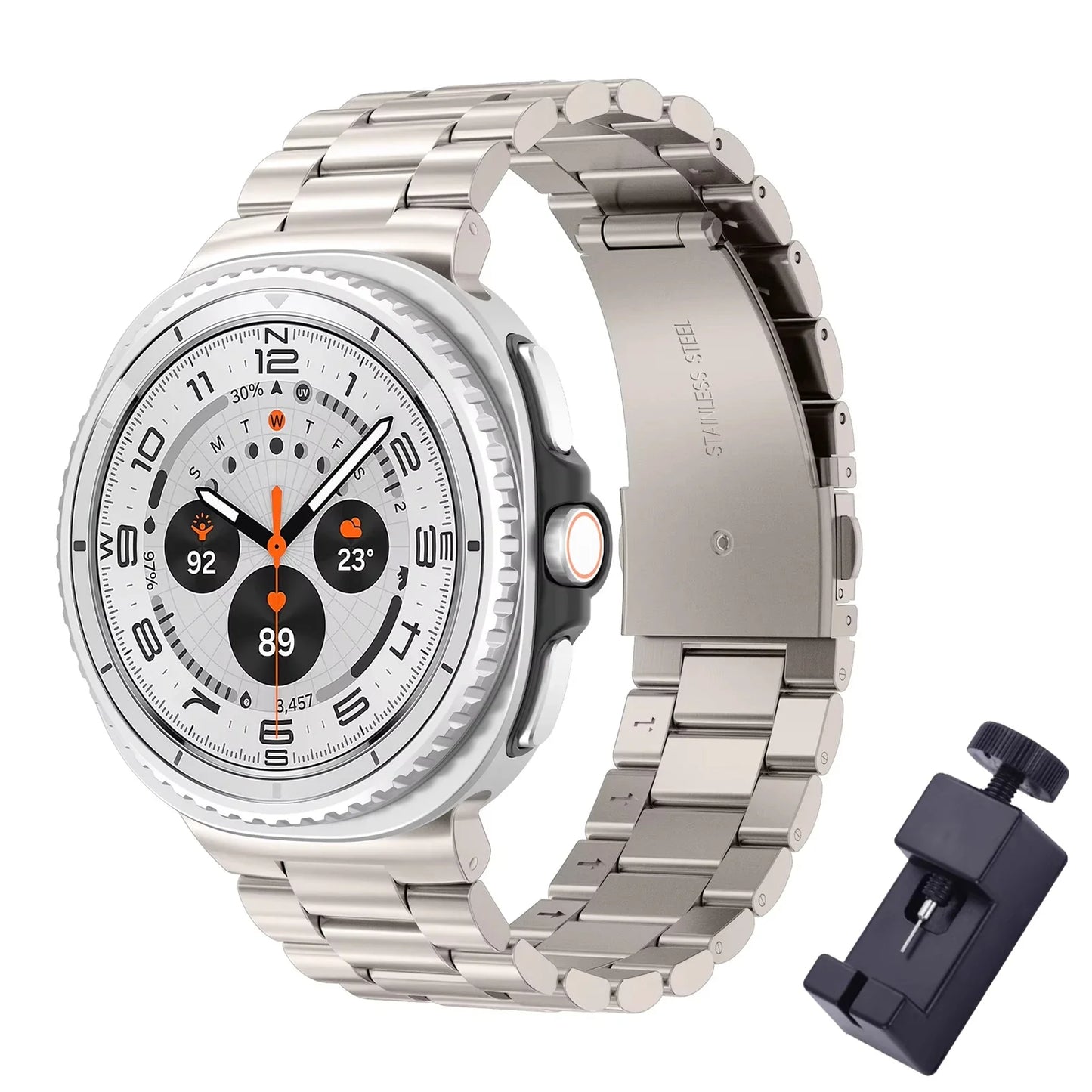 Galaxy 8 Galaxy 8 Classic Bracelet en acier inoxydable - Poli