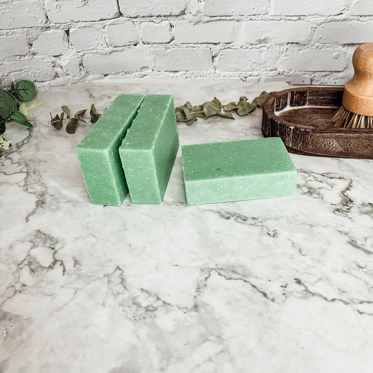 Grüner Tee Verbena Meersalz-Peeling – Zitrus-Körperpeelingseife