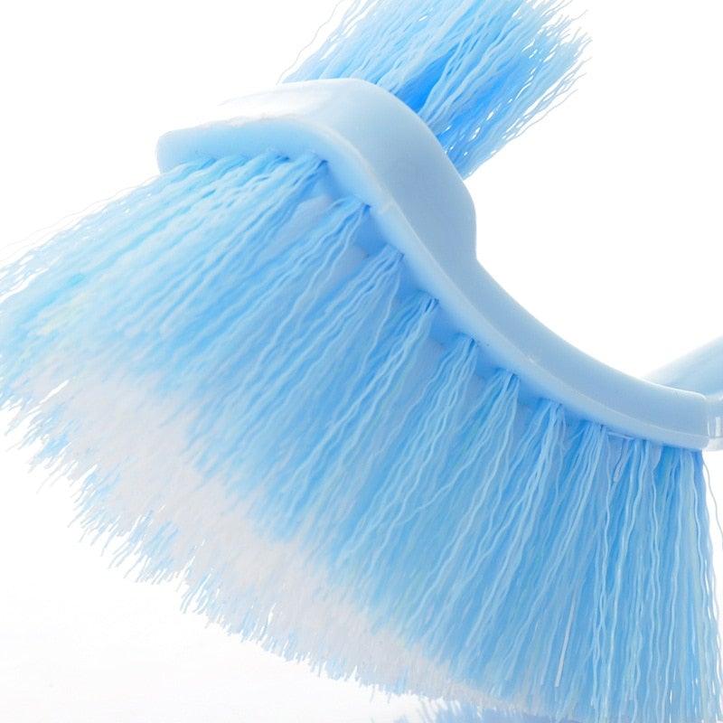 Handheld Toilet Cleaning Brush Household Toilet Cleaning Toilet Stain Powerful Stain Removal Brush Bathroom Accessories Cleaning Tools For Bathroom Shower Sliding Door Tracks Kitchen Edge Corner Window Cleaning Brush