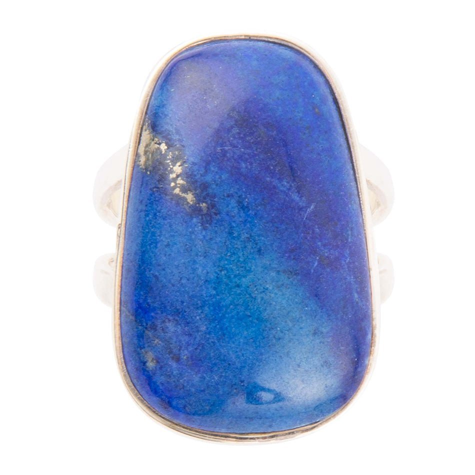 High Class Blue Lapis Sterling Silver Ring - ThisandThatShoppe