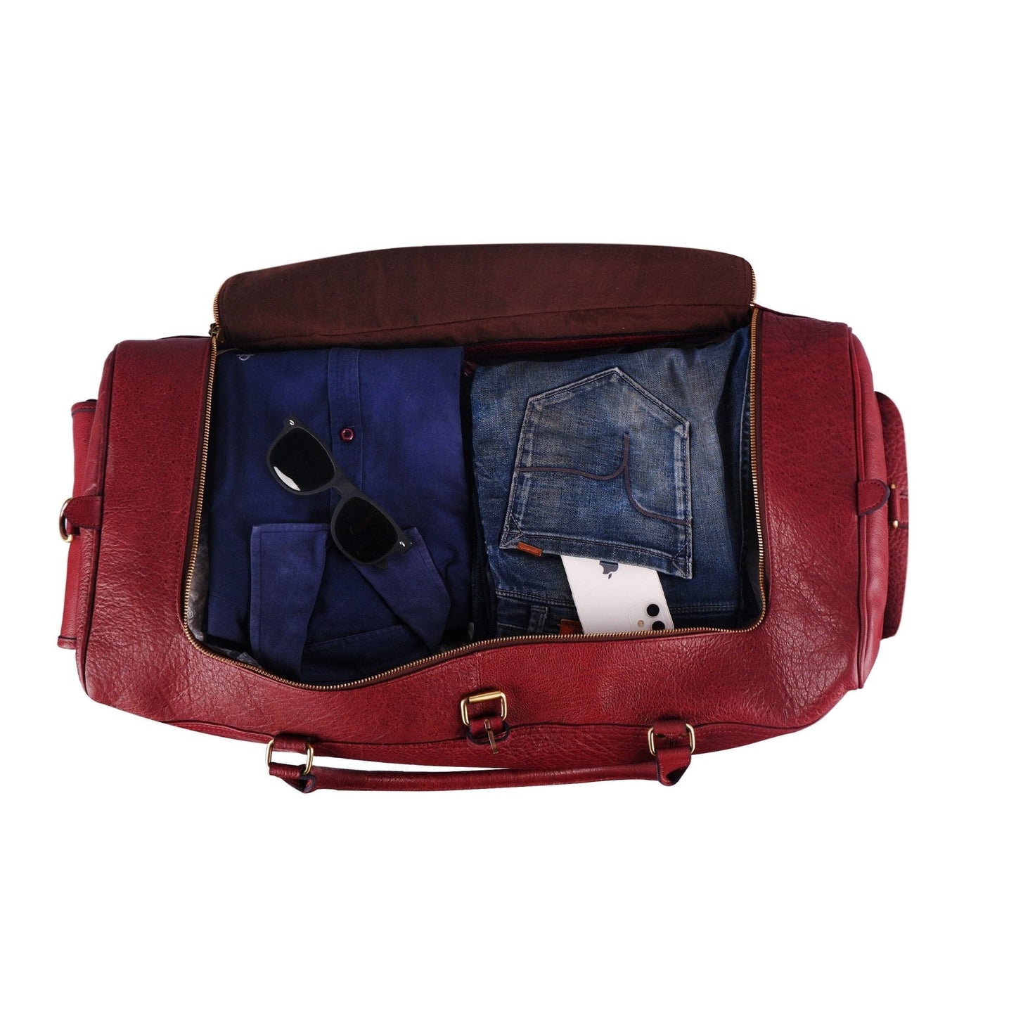 Scarlet Big Duffel - ThisandThatShoppe