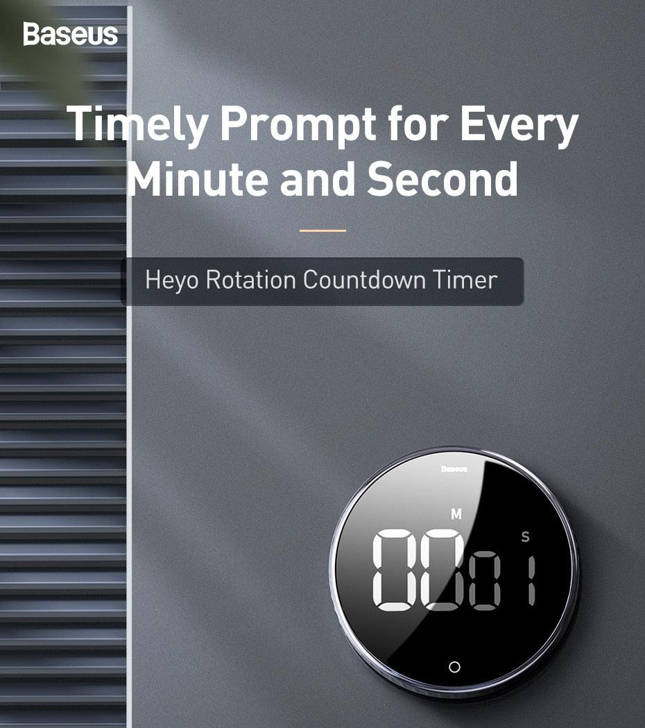 LED Magnetic Digital Timer For Kitchen Cooking Countdown Alarm Clock Digital Kitchen Timer, Large Magnetic LED Countdown Timer with Constant Light Function for classrooms 3-Level Volume Quiet Egg Timer for Children Electronic Cooking Countdown Timer