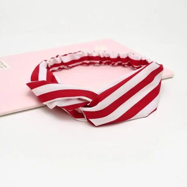 Luxury Women's Headband Vintage Cross Knot Elastic Hair Bands Soft Solid Hairband Girls Hair Accessories Floral Turban Bandanas Head Wrap