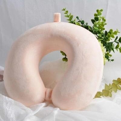 Memory Foam U-Shaped pillow Slow Rebound Neck Pillow Nap Airplane Pillow Travel Cartoon Memory U-Shaped Headrest Long Trip Sleep With No Neck Pain Super Soft Memory Foam Neck Pillow Easy Washing With Removable Cover By My Perfect Dream