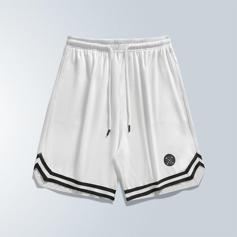 Men's Summer Mesh Sports Shorts Basketball Fitness Speed Dry Running Breathable Shorts Casual Loose Large Size Mens Quick Dry Workout Shorts Basketball Shorts