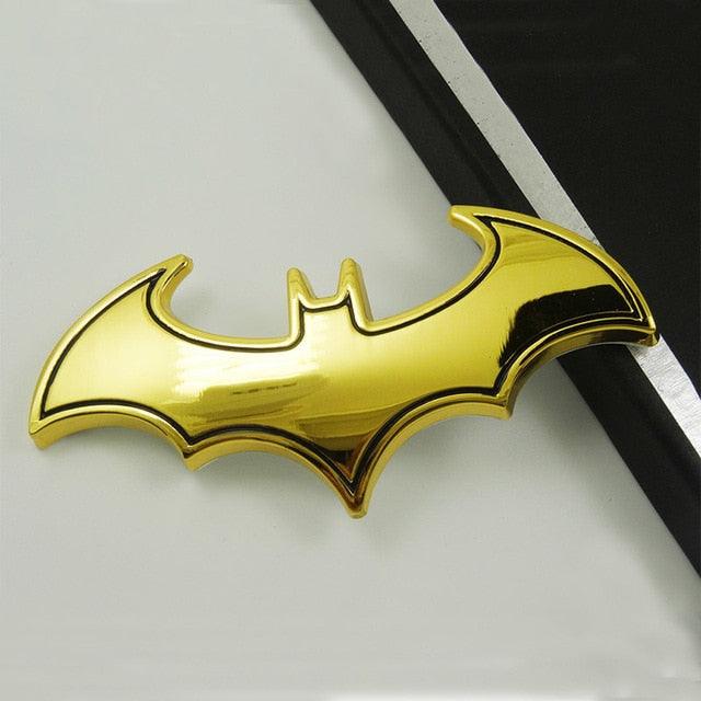 Metal 3D Bat Stickers Fan Emblems Batman 3D Car Badge Auto Car Logo Cartoon Bat Sticker Metal Badge Emblem Tail Decal Motorcycle Car Accessories Metal Bat Car Emblem Logo Stickers Decal Decorations Bat Action Figures Auto Accessories