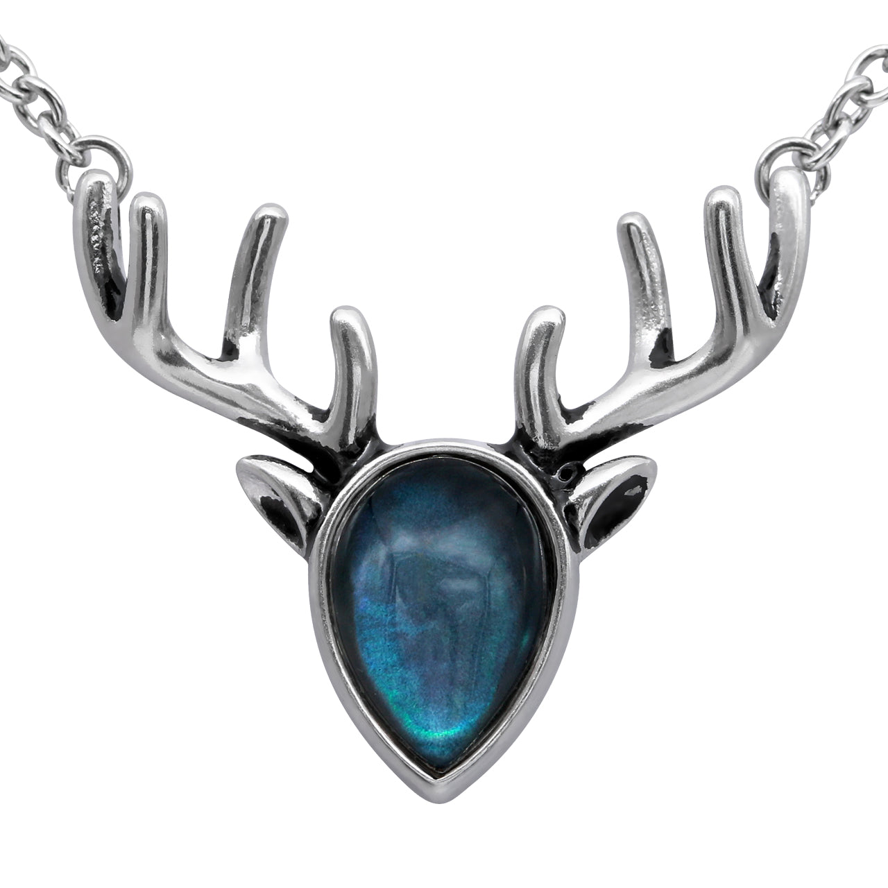 Collier Renne Nacre Pendentif Argent Fête