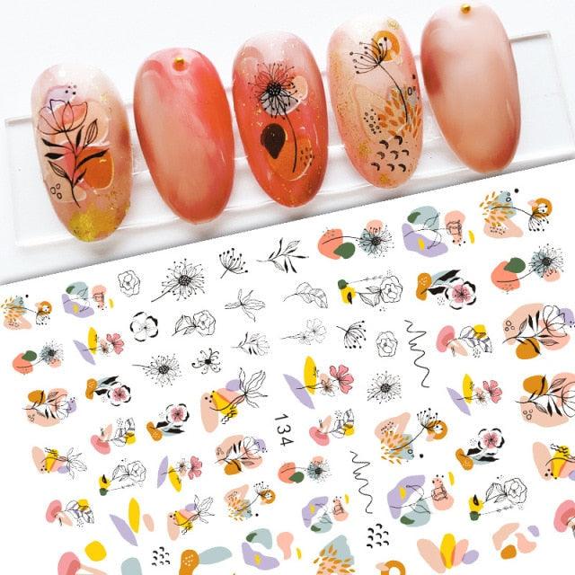 Nail Stickers Cute Rabbit Nail Art Decorations No Face Man Nail Sliders For Manicure Women Kids Girls Manicure Decoration Nail Art Supplies 3D Self-Adhesive Nail Decals Designer Nail Stickers for Acrylic Nails